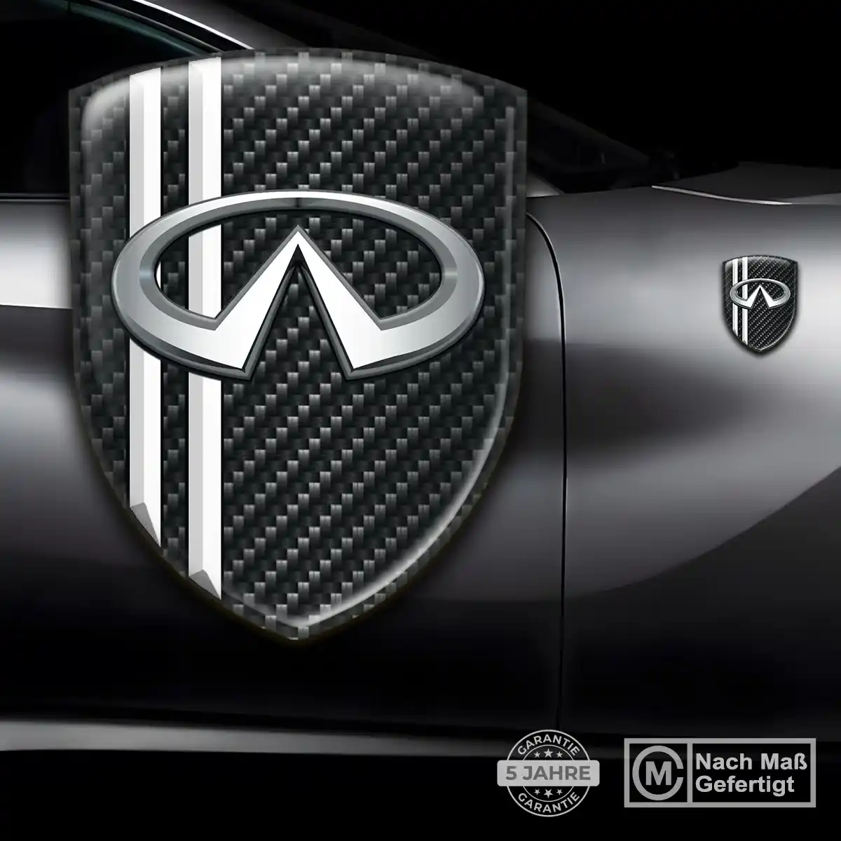 Infiniti Silikon Aufkleber Embleme Auto Hohe Qualität
