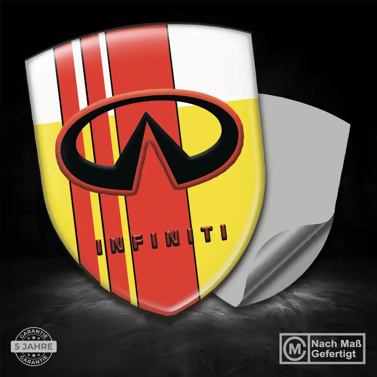 Infiniti Silikon Aufkleber Embleme Auto Modernes Design