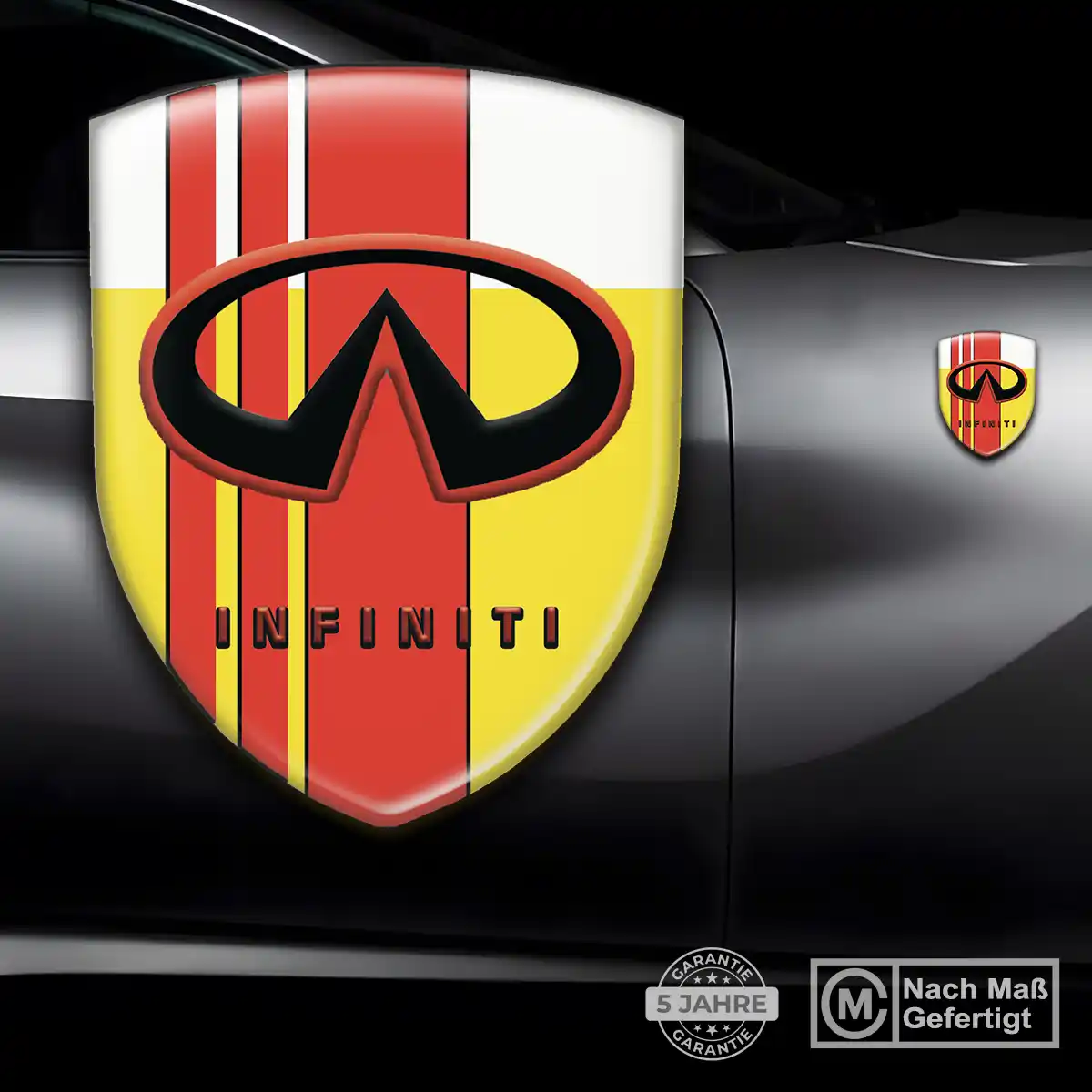 Infiniti Silikon Aufkleber Embleme Auto Modernes Design