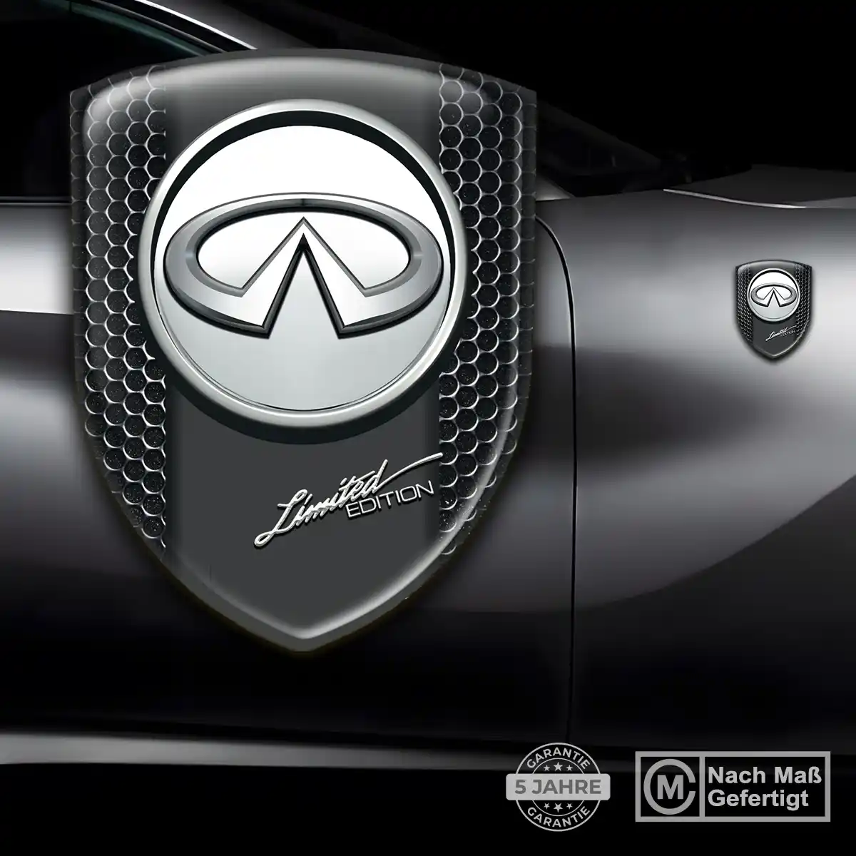 Infiniti Silikon Aufkleber Embleme Auto Spitzenqualität