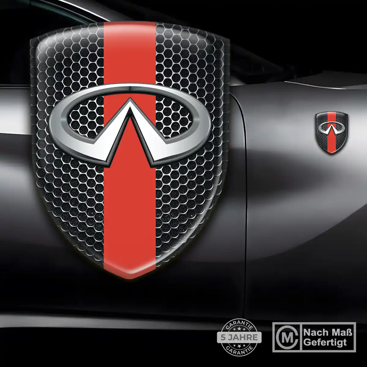Infiniti Silikon Aufkleber Embleme Auto Stilvolles Design