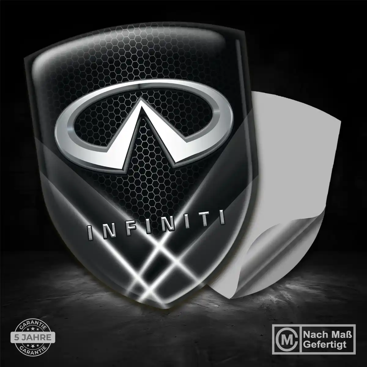 Infiniti Silikon Aufkleber Embleme Auto Tuningfahrzeug