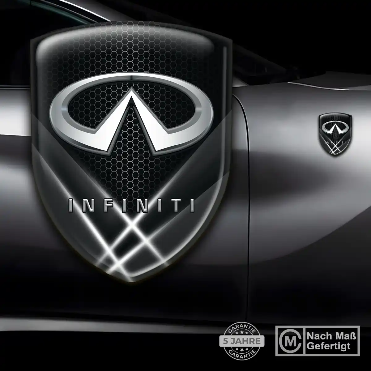 Infiniti Silikon Aufkleber Embleme Auto Tuningfahrzeug