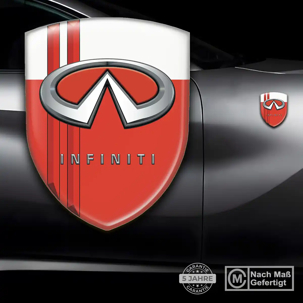 Infiniti Silikon Aufkleber Embleme Überzeugende Qualität