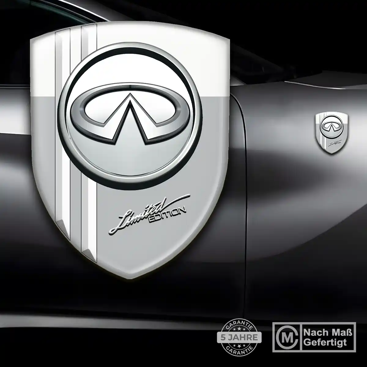 Infiniti Silikon Aufkleber Embleme Exterieurdesign