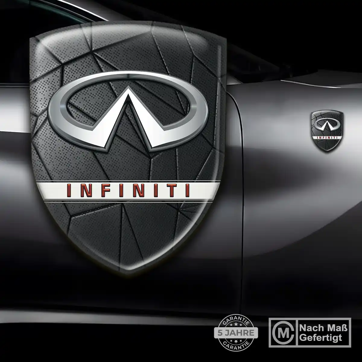 Infiniti Silikon Aufkleber Embleme Limitierte Auflage