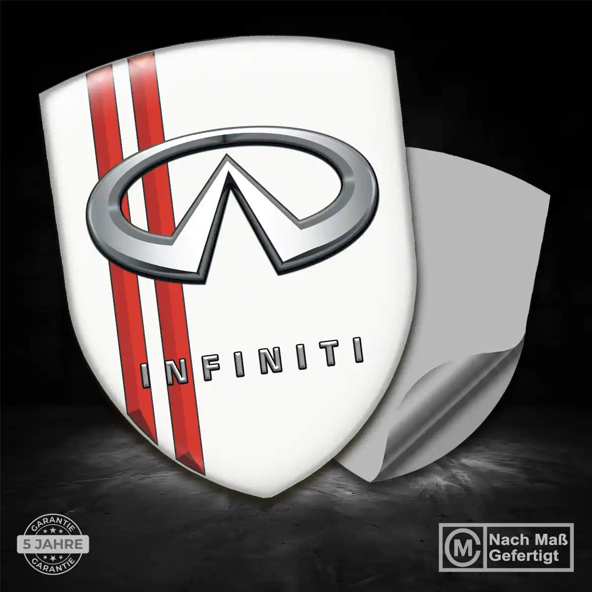 Infiniti Silikon Aufkleber Embleme Spitzenqualität