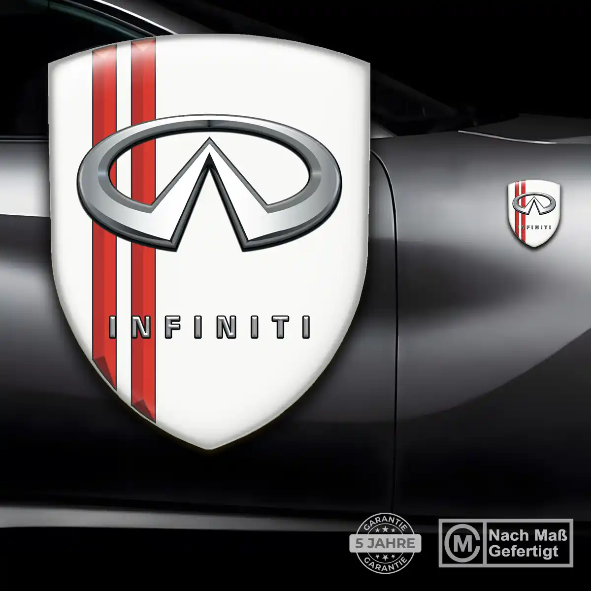 Infiniti Silikon Aufkleber Embleme Spitzenqualität