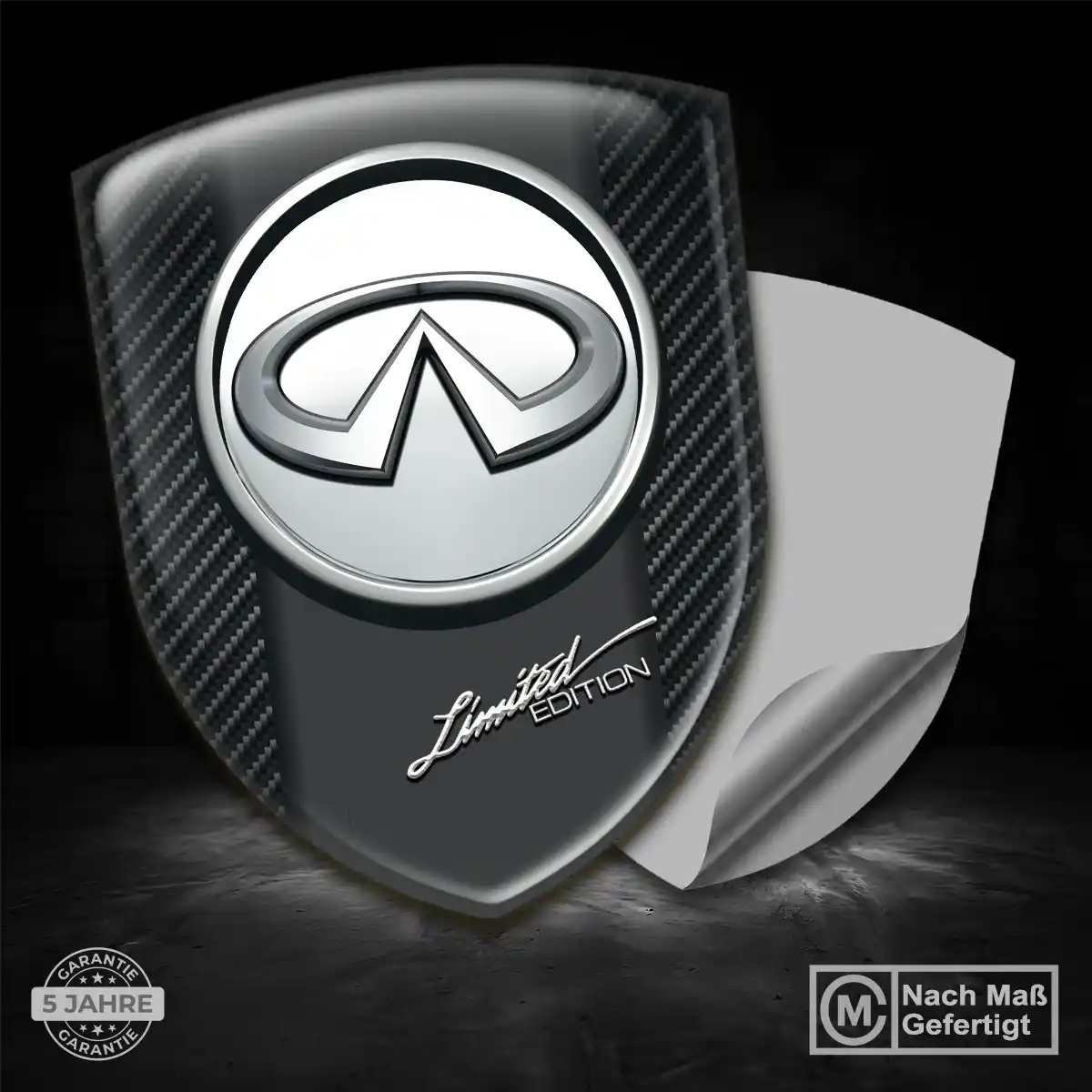 Infiniti Silikon Aufkleber Interieurdesign