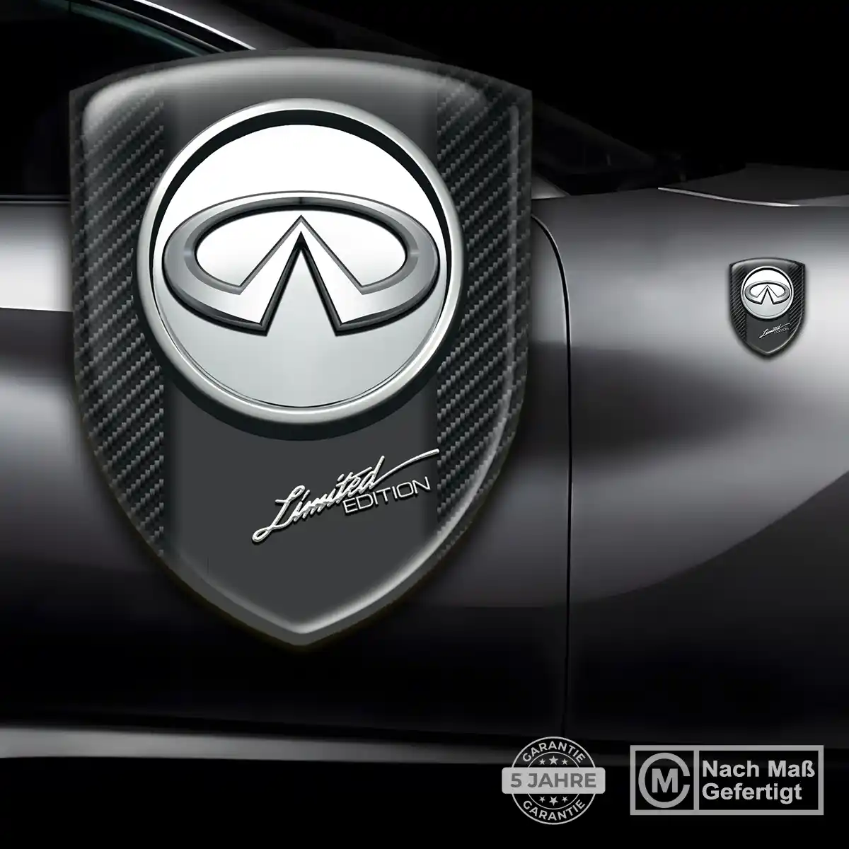 Infiniti Silikon Aufkleber Interieurdesign