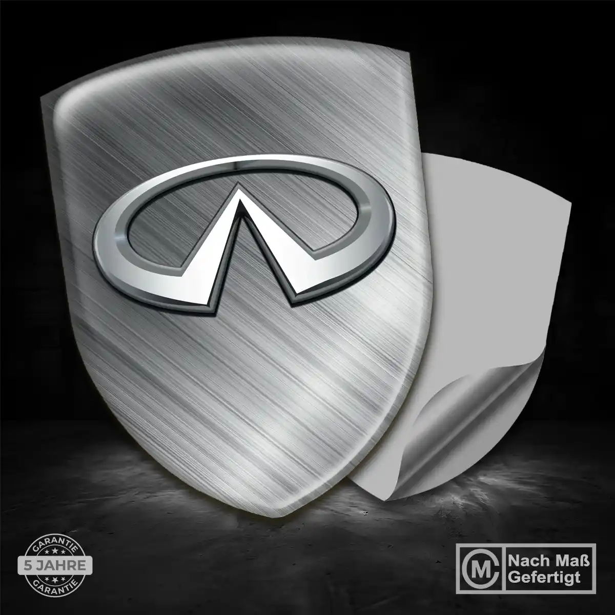 Infiniti Silikon Aufkleber Wappen Auto Elegantes Design
