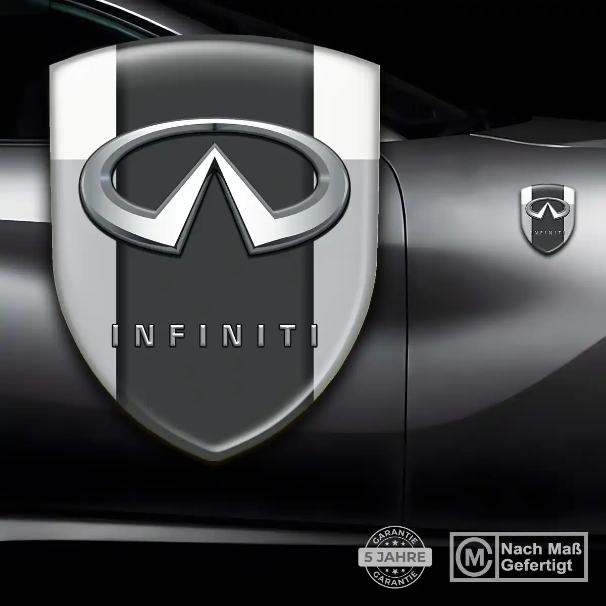 Infiniti Silikon Aufkleber Wappen Auto Hohe Qualität