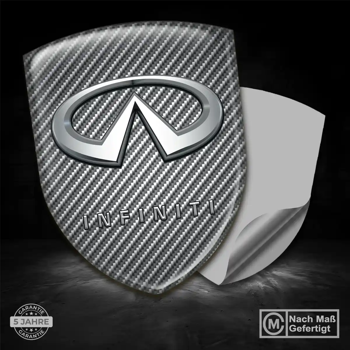 Infiniti Silikon Aufkleber Wappen Auto Luxus-Edition