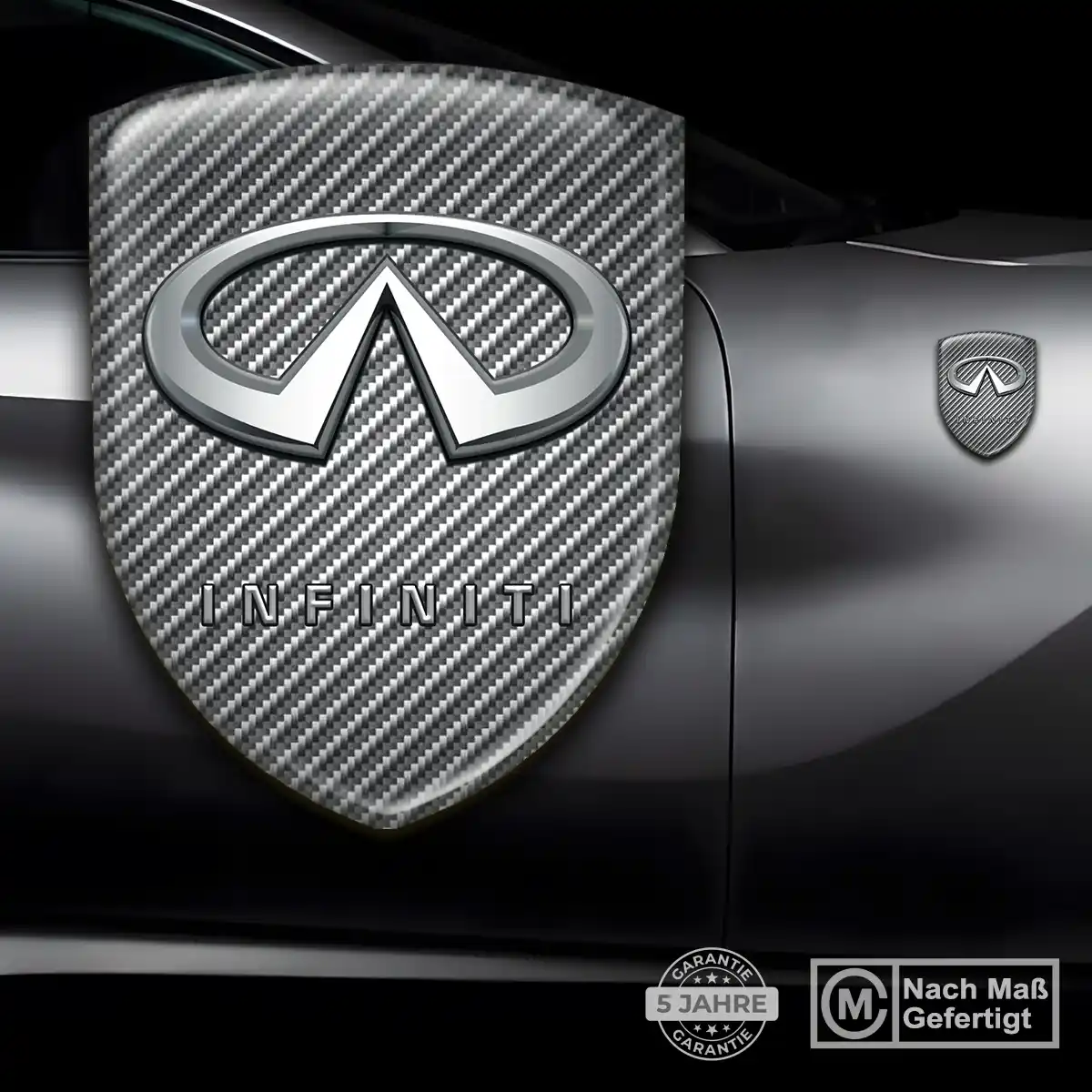 Infiniti Silikon Aufkleber Wappen Auto Luxus-Edition