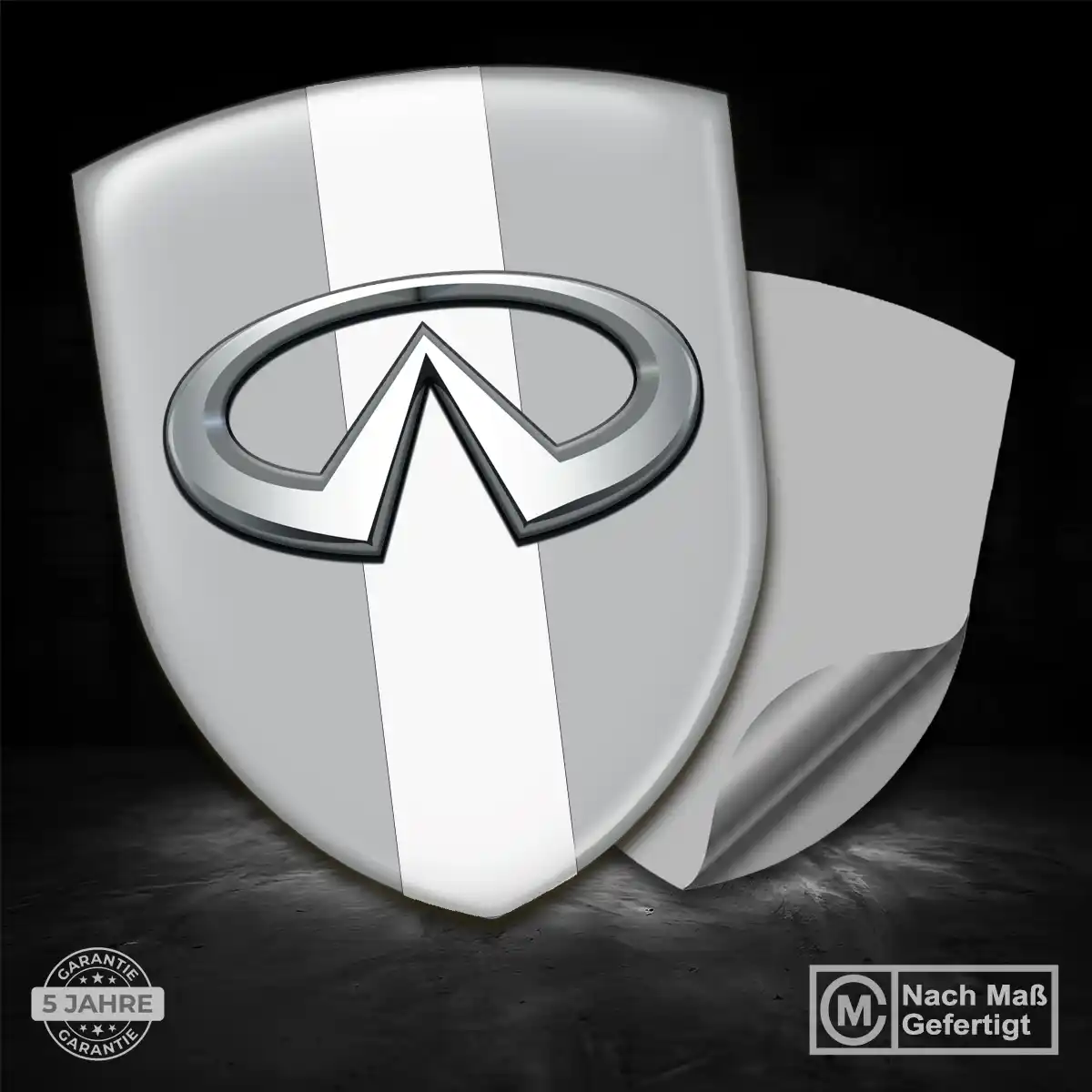 Infiniti Silikon Aufkleber Wappen Auto Modernes Design