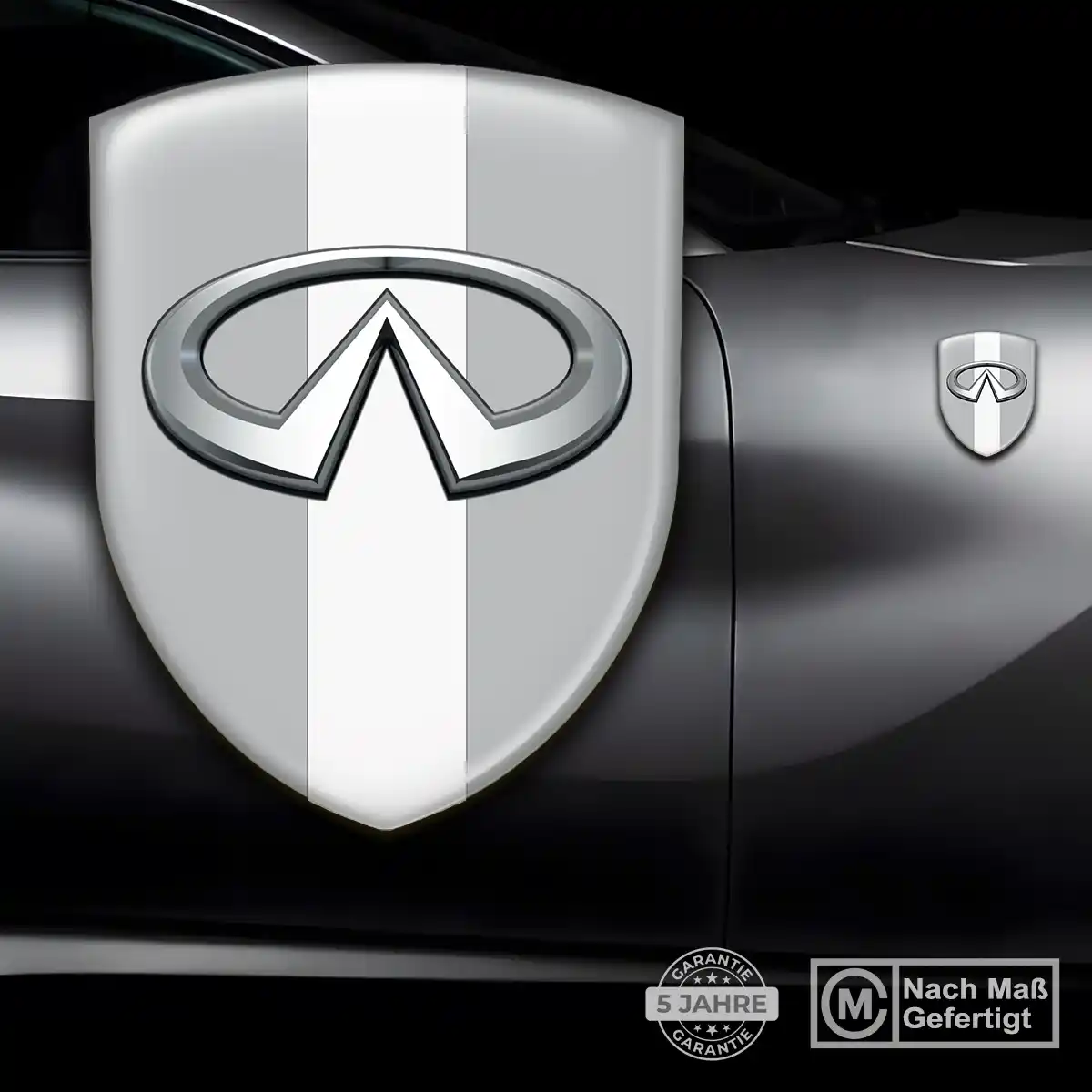 Infiniti Silikon Aufkleber Wappen Auto Modernes Design