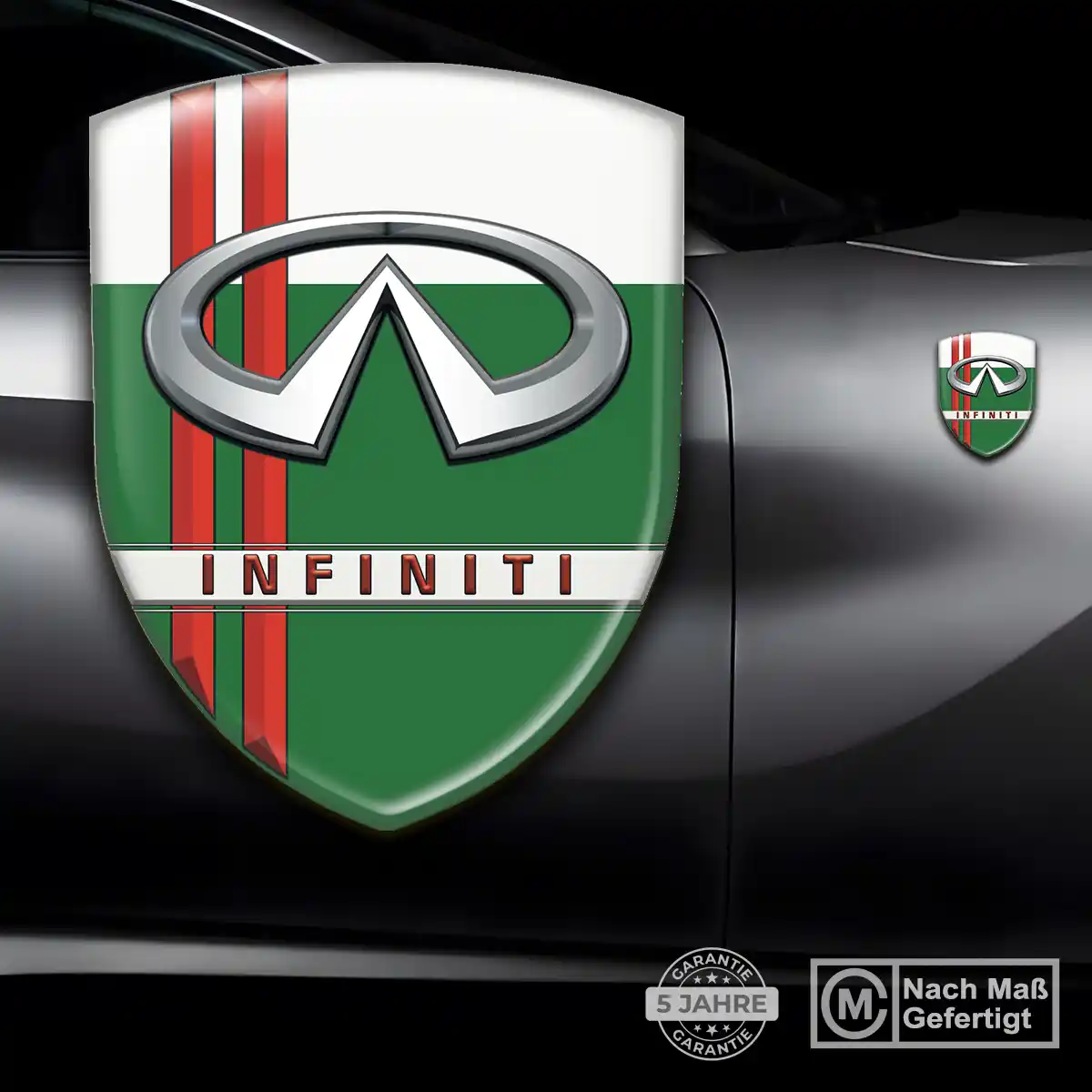 Infiniti Silikon Aufkleber Wappen Auto Premiumqualität
