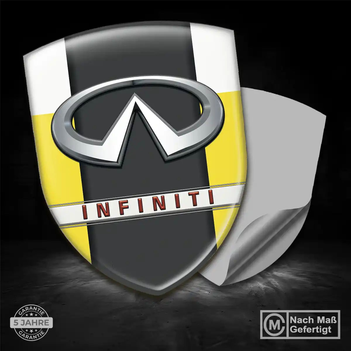 Infiniti Silikon Aufkleber Wappen Exterieurdesign