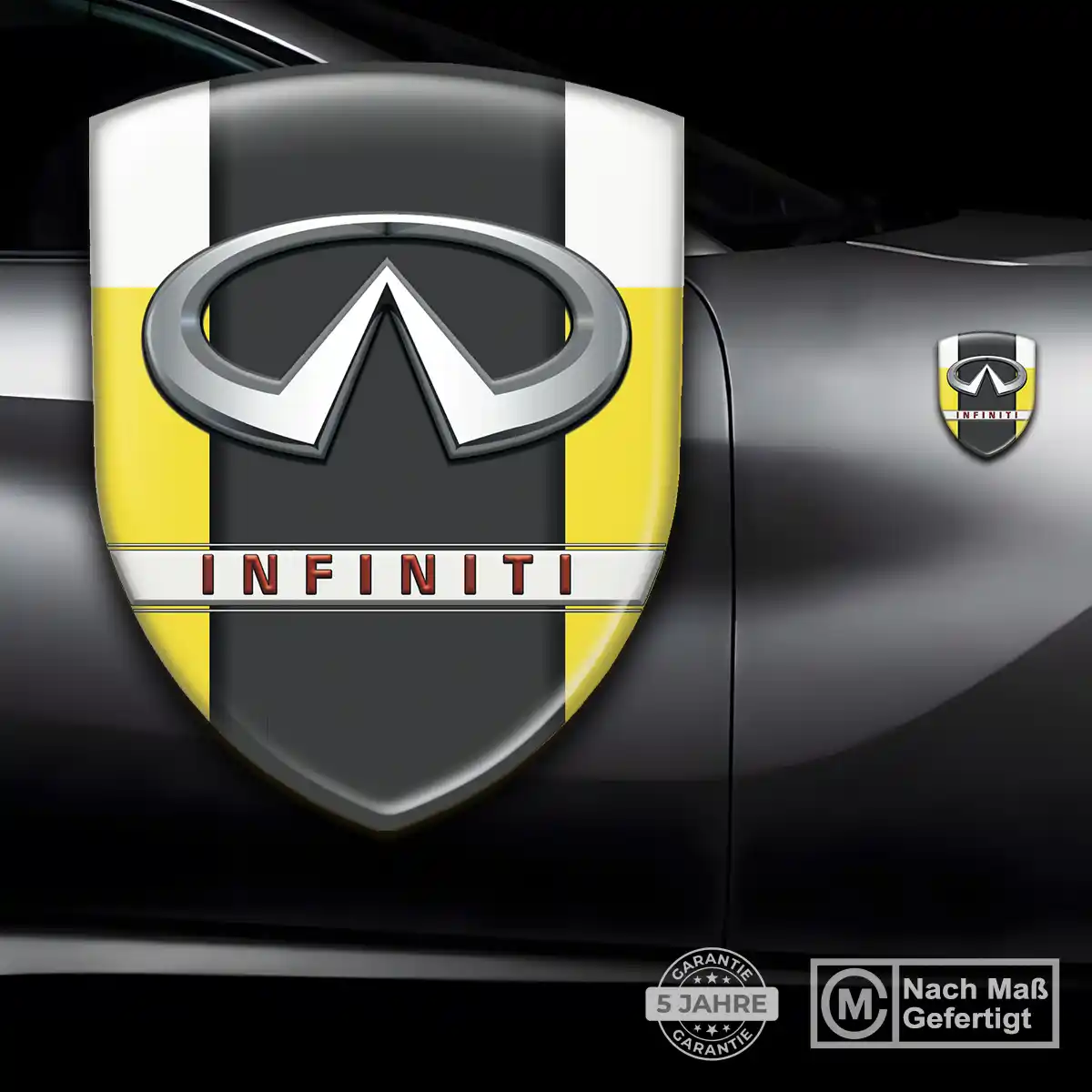 Infiniti Silikon Aufkleber Wappen Exterieurdesign