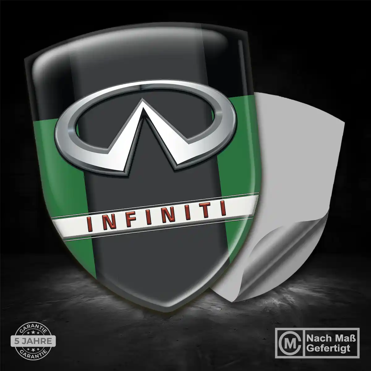 Infiniti Silikon Aufkleber Wappen Hohe Qualität