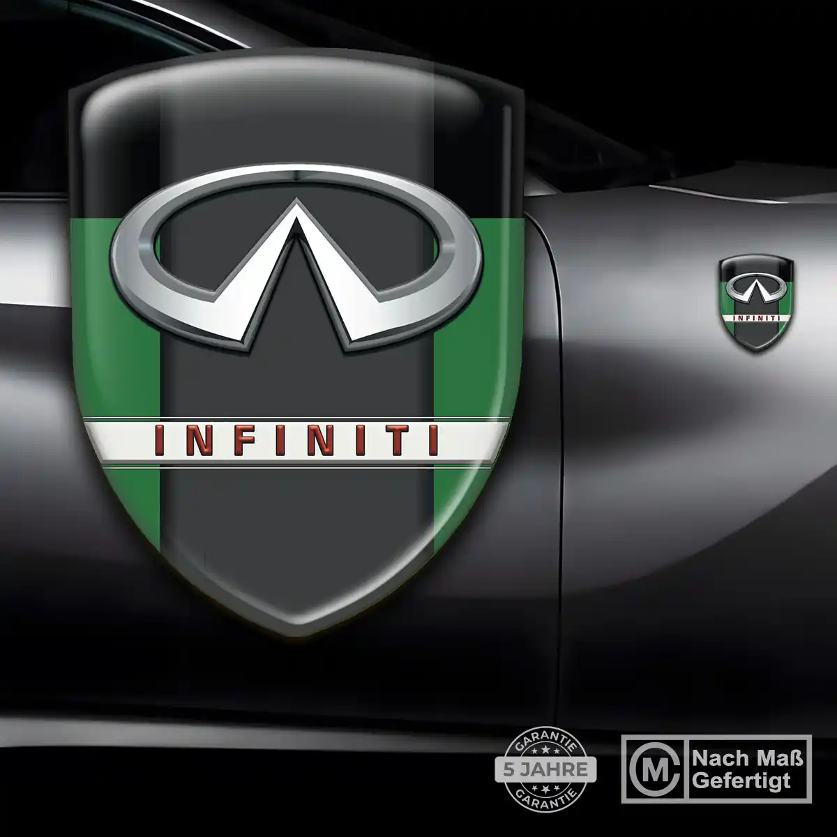 Infiniti Silikon Aufkleber Wappen Hohe Qualität