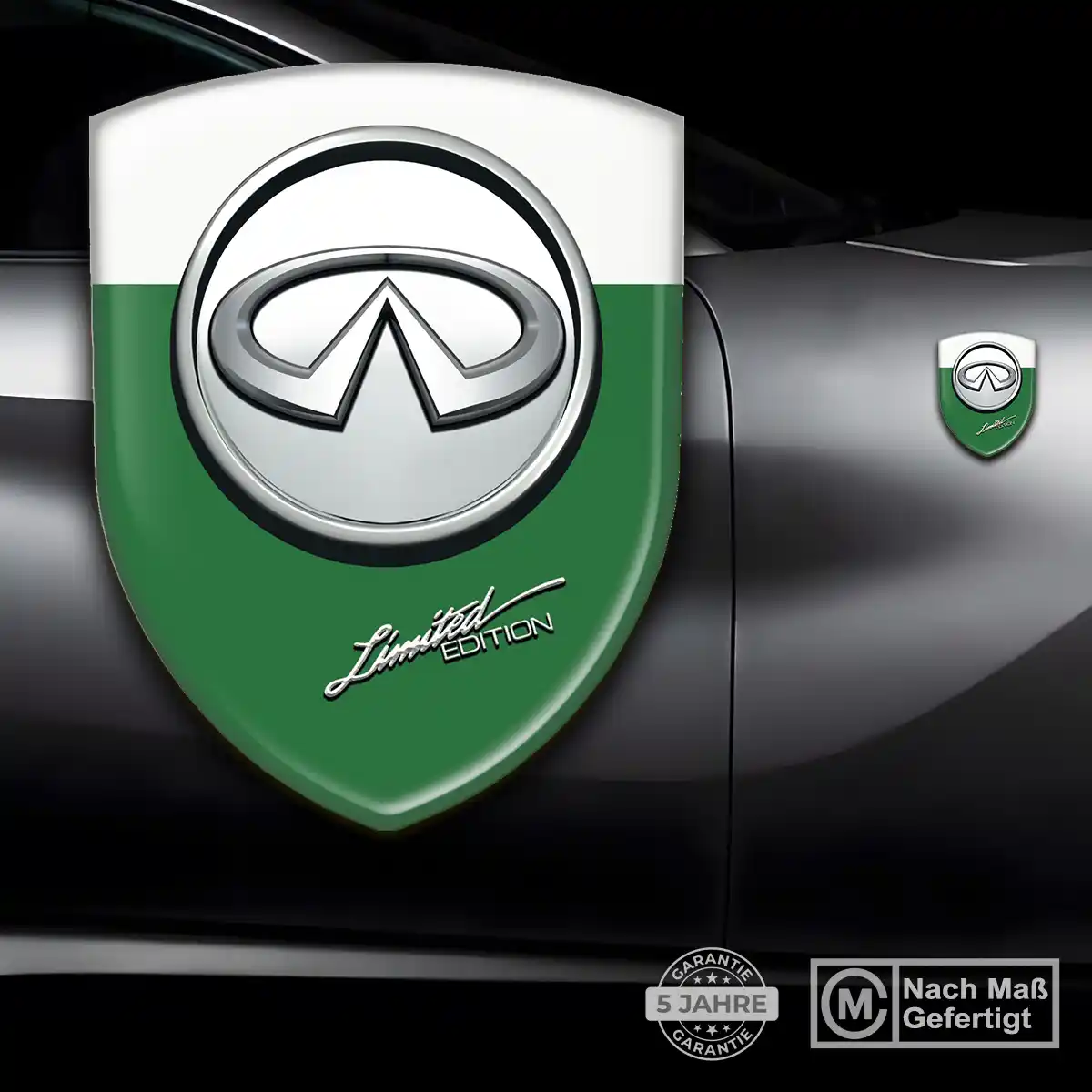 Infiniti Silikon Aufkleber Wappen Limitierte Auflage