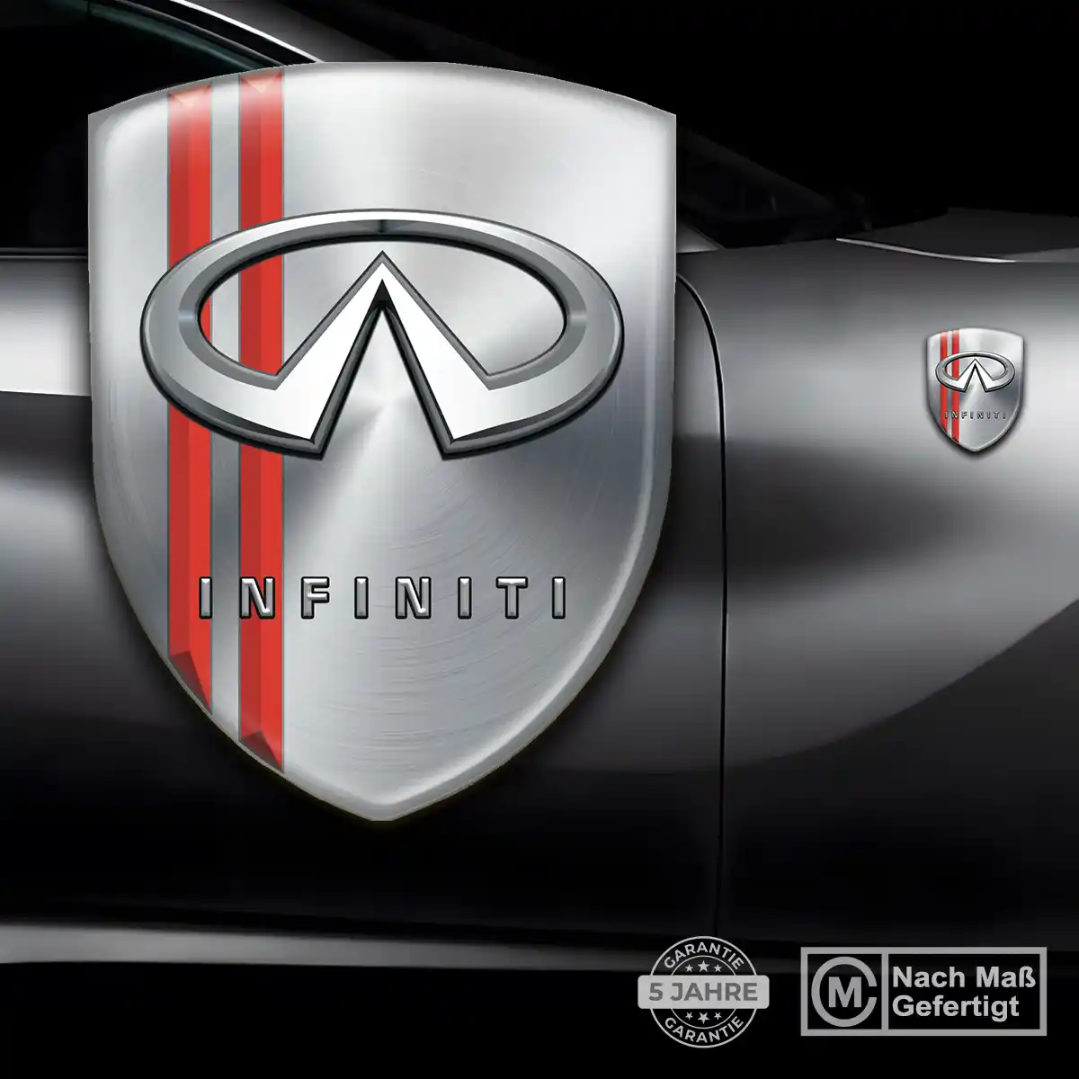Infiniti Wappen Aufkleber Anspruchsvolles Design