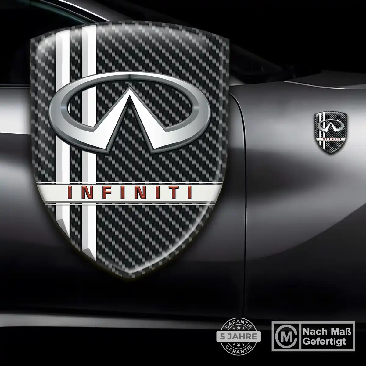 Infiniti Wappen Aufkleber Ausdrucksstarkes Design