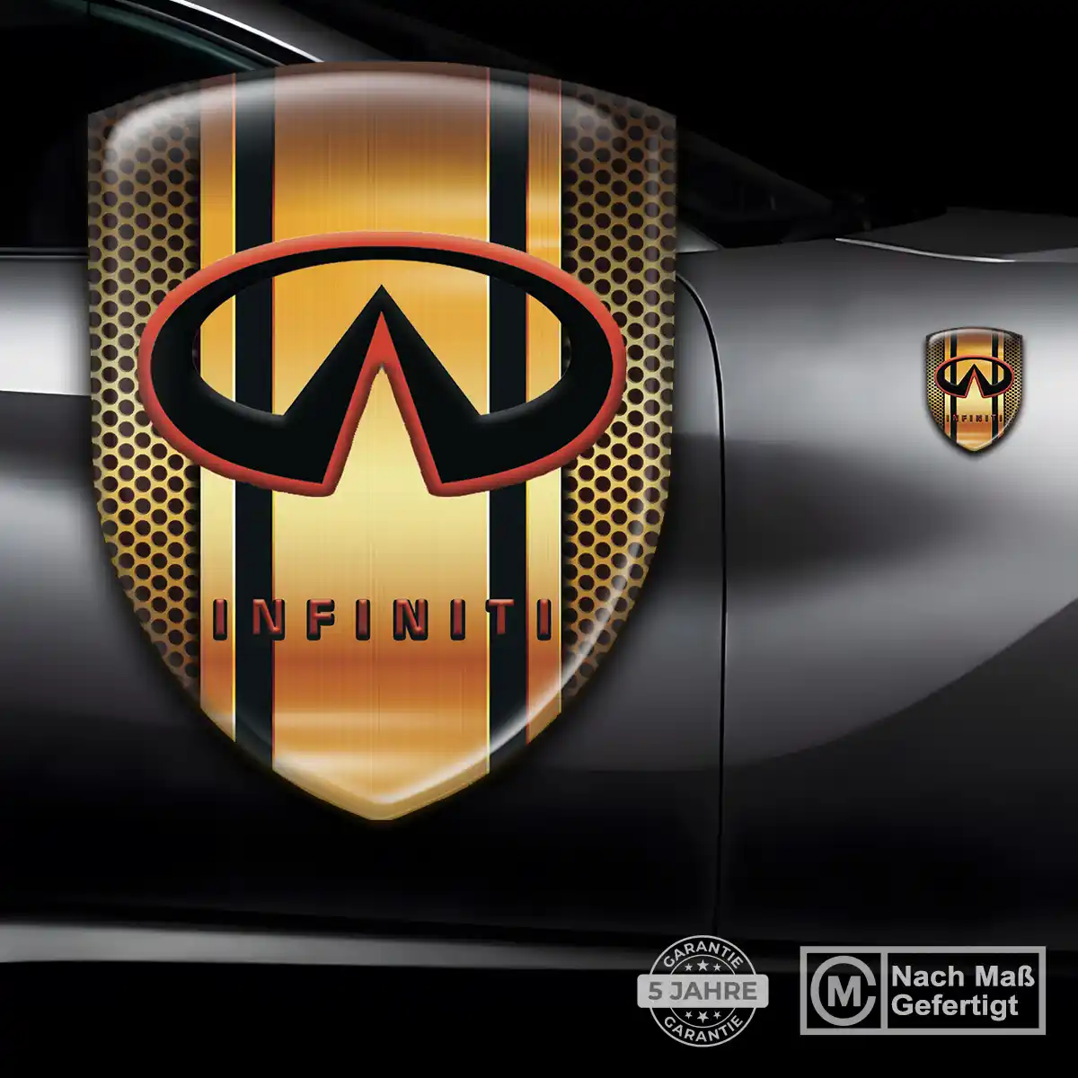 Infiniti Wappen Aufkleber Auto Elegantes Design