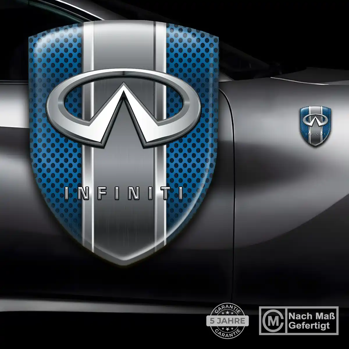 Infiniti Wappen Aufkleber Emblem Anspruchsvolles Design