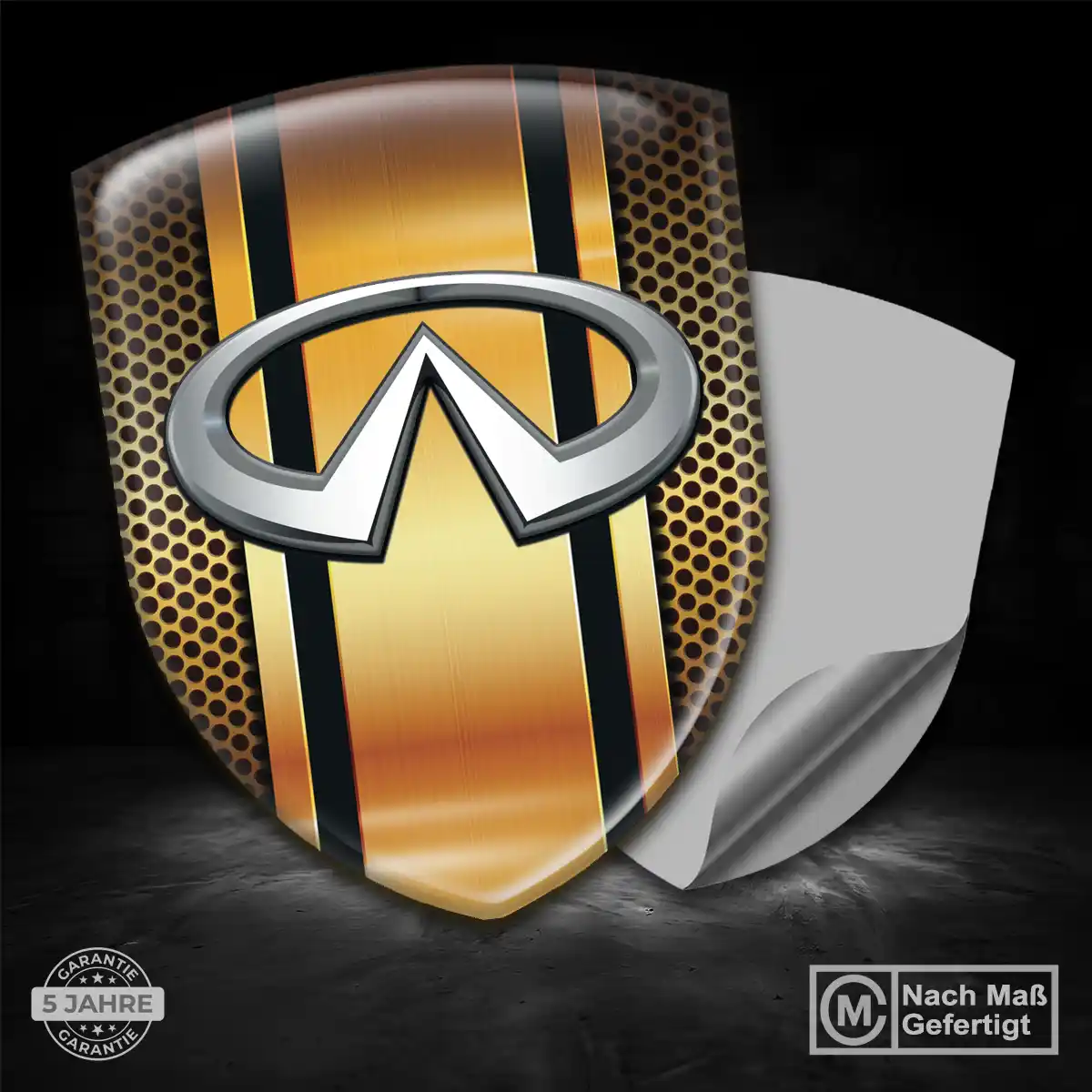 Infiniti Wappen Aufkleber Emblem Ausdrucksstarkes Design