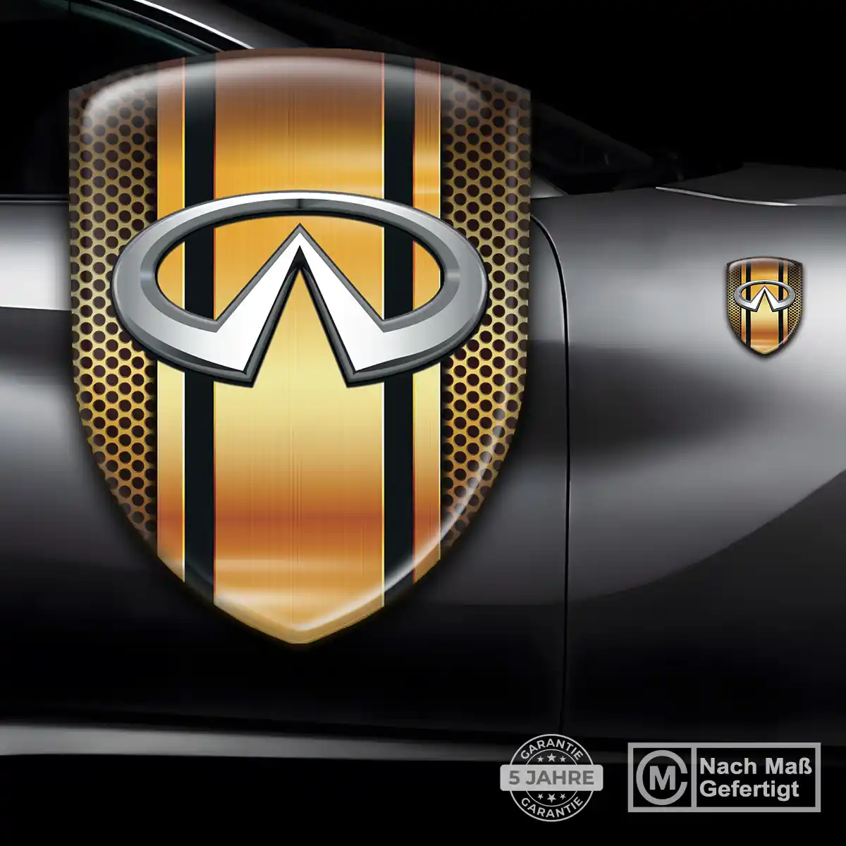 Infiniti Wappen Aufkleber Emblem Ausdrucksstarkes Design