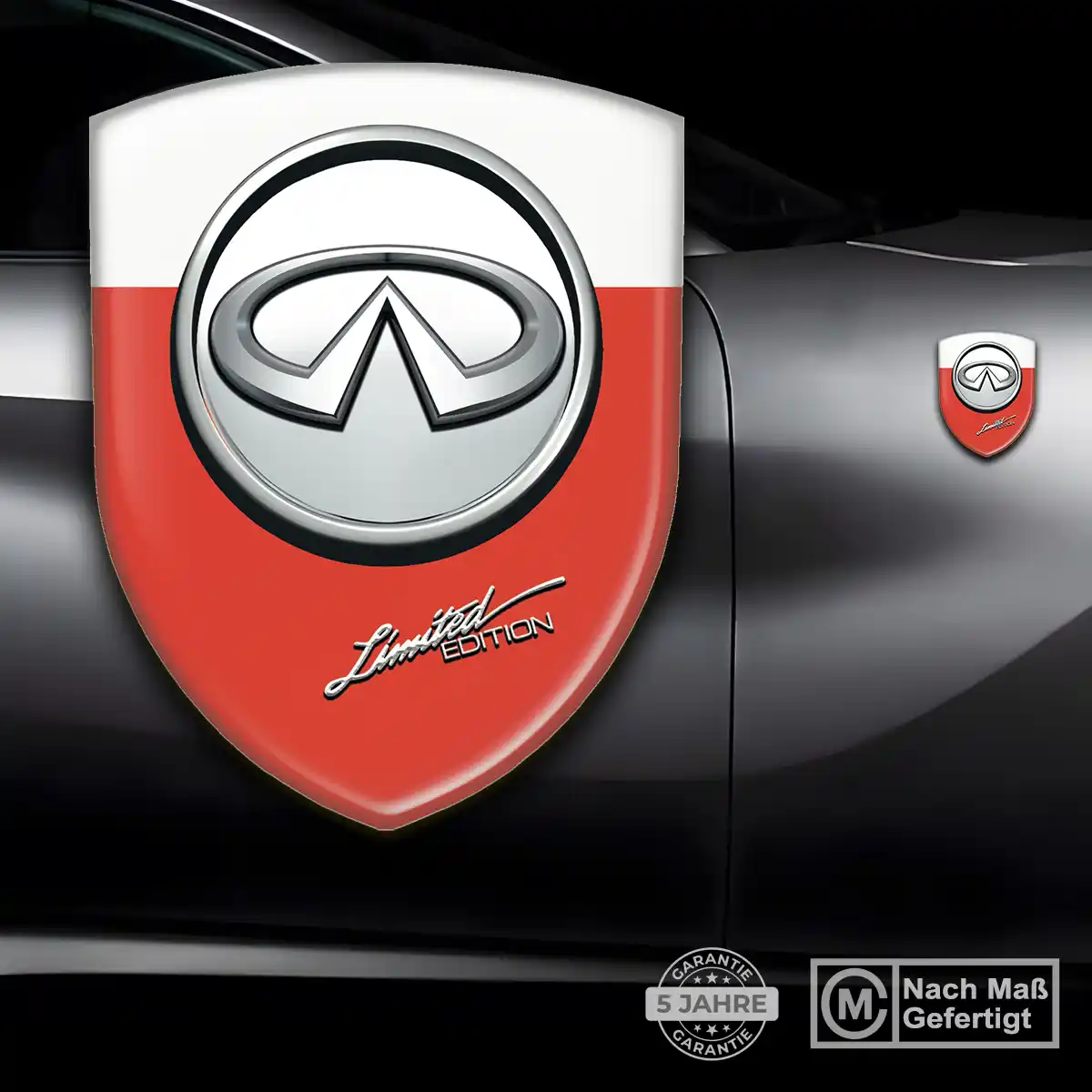 Infiniti Wappen Aufkleber Emblem Auto Überzeugende Qualität