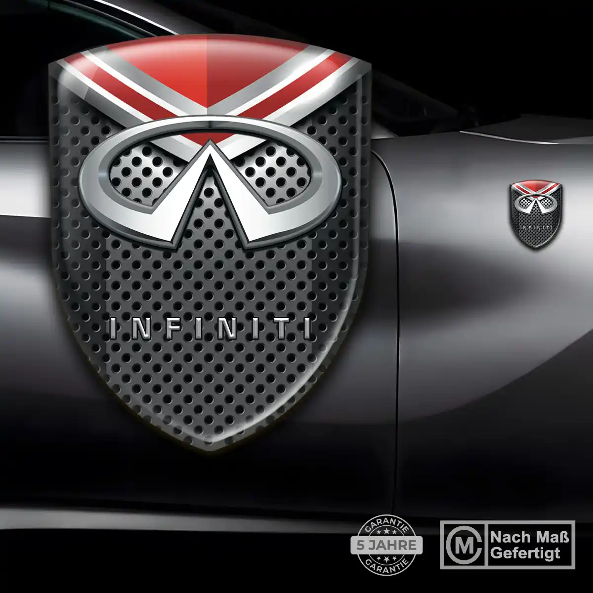 Infiniti Wappen Aufkleber Emblem Auto Erstklassige Qualität