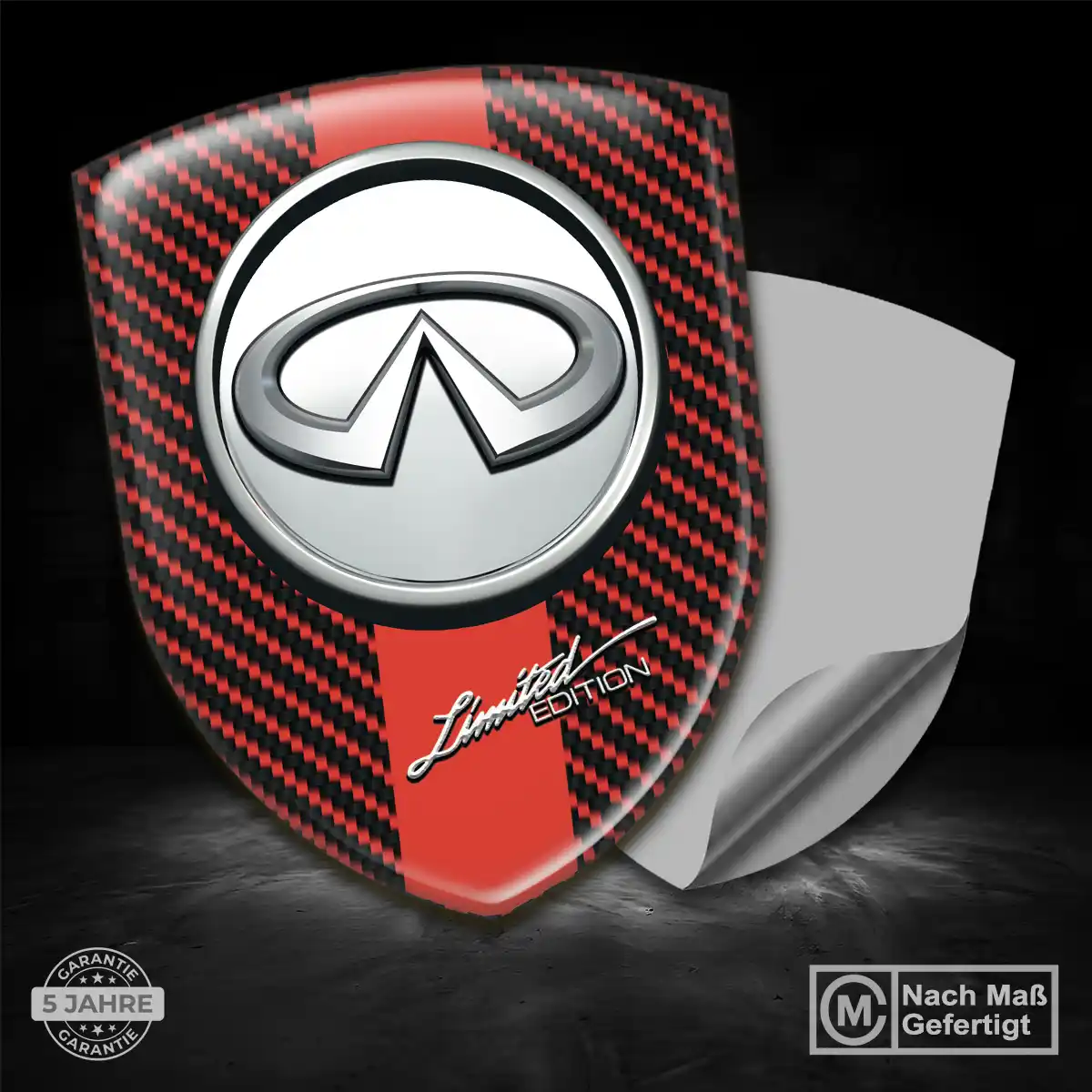 Infiniti Wappen Aufkleber Emblem Auto Luxus-Edition