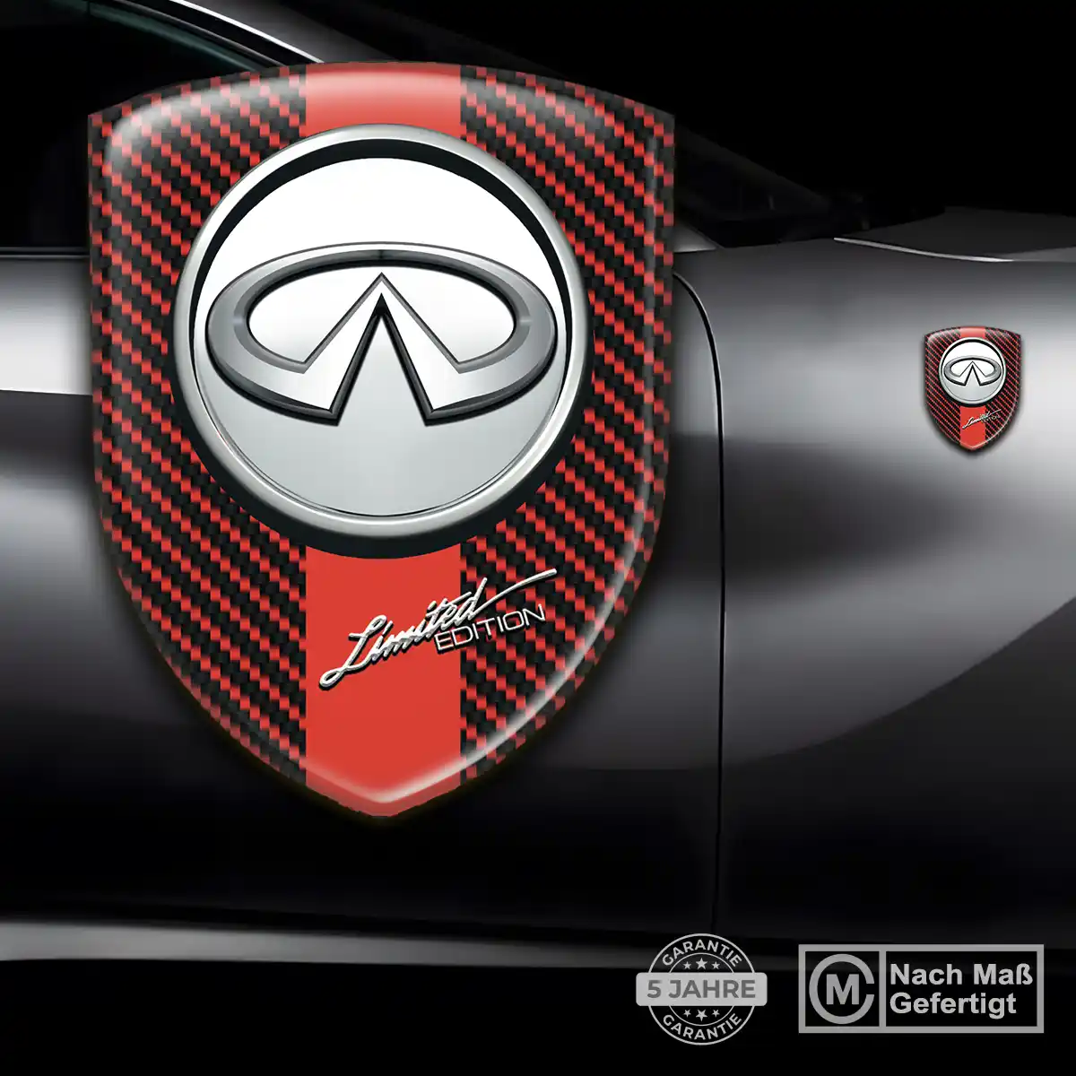 Infiniti Wappen Aufkleber Emblem Auto Luxus-Edition