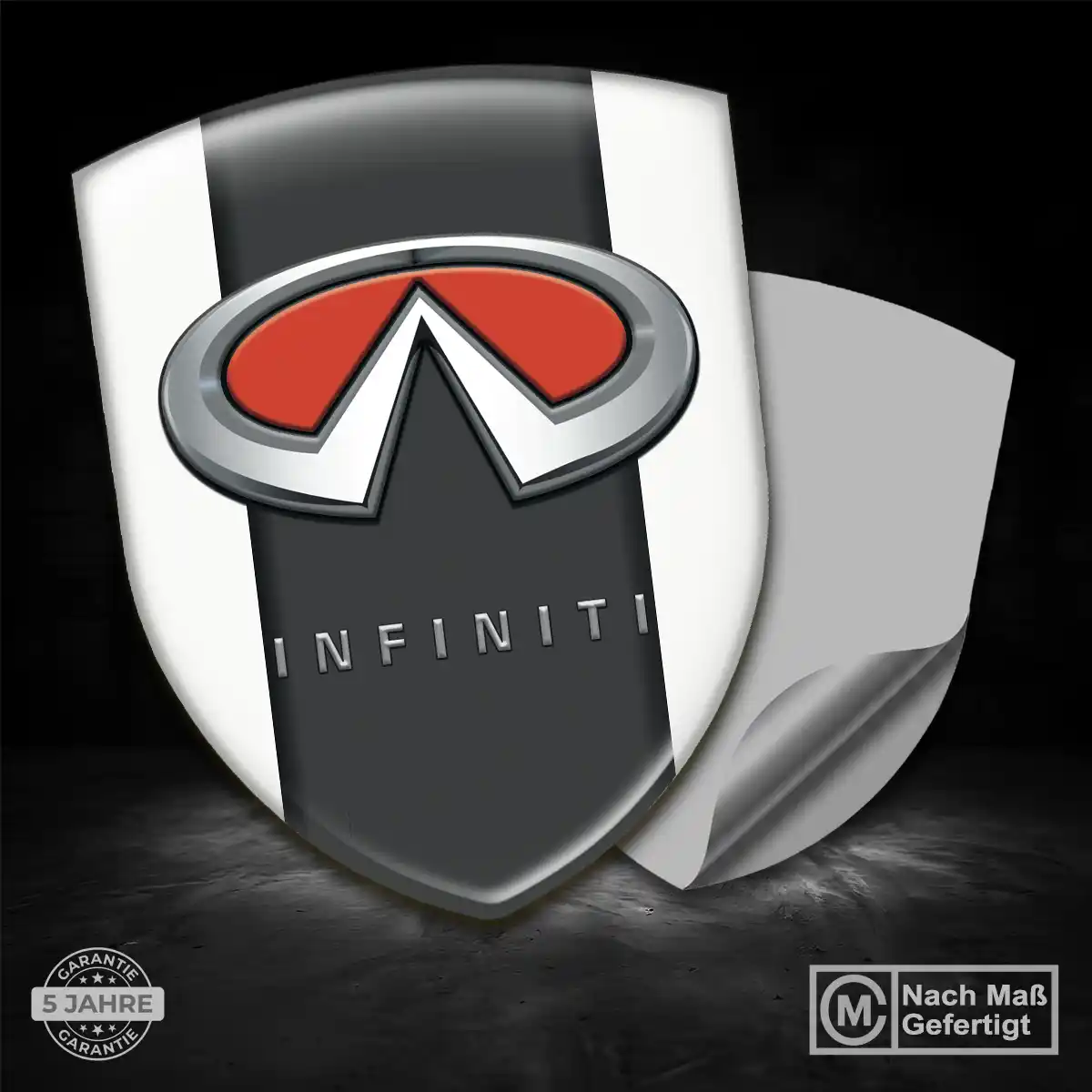 Infiniti Wappen Aufkleber Emblem Auto Premium-Edition