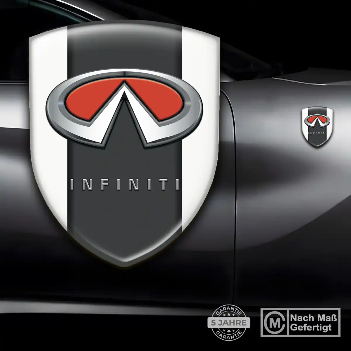Infiniti Wappen Aufkleber Emblem Auto Premium-Edition