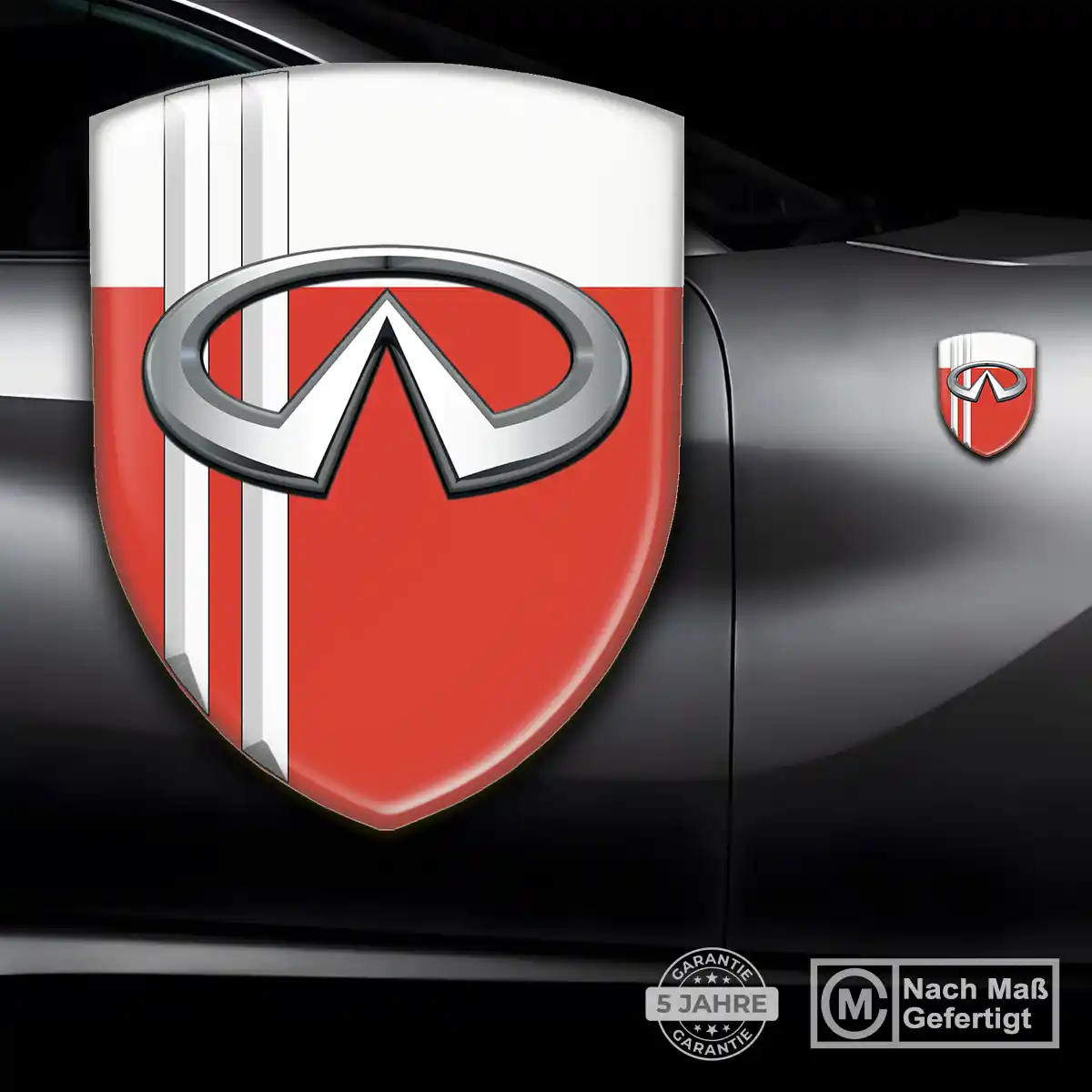 Infiniti Wappen Aufkleber Emblem Auto Stilvolles Design