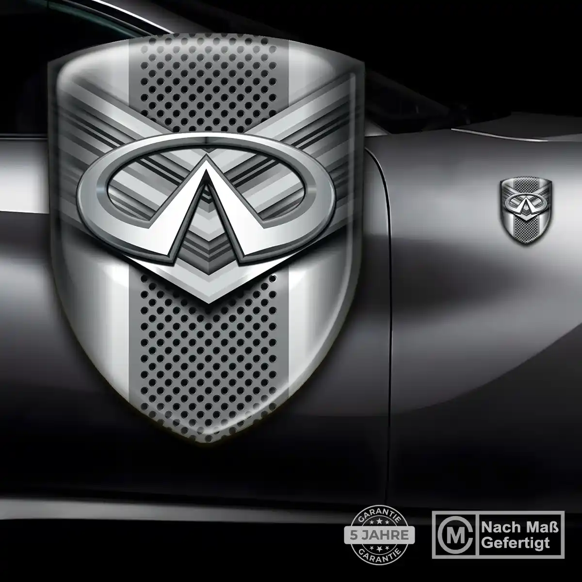 Infiniti Wappen Aufkleber Emblem Edles Design