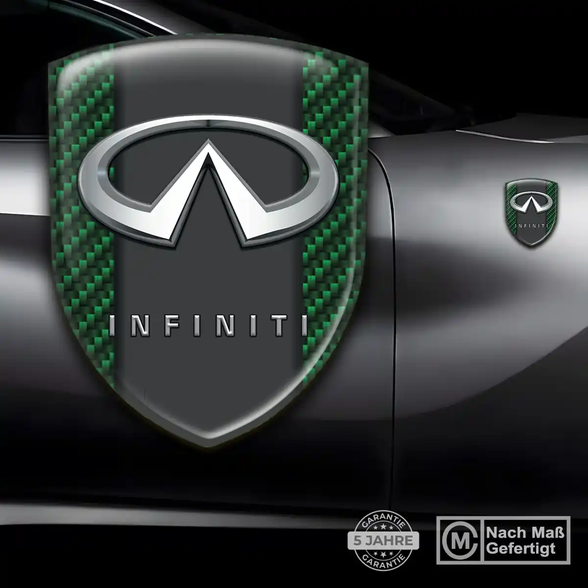 Infiniti Wappen Aufkleber Emblem Elegantes Design