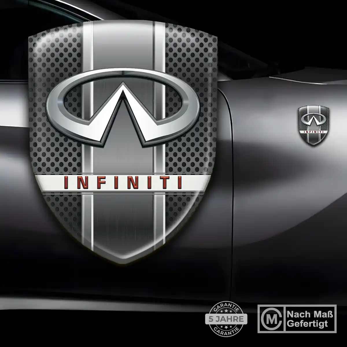 Infiniti Wappen Aufkleber Emblem Exterieurdesign