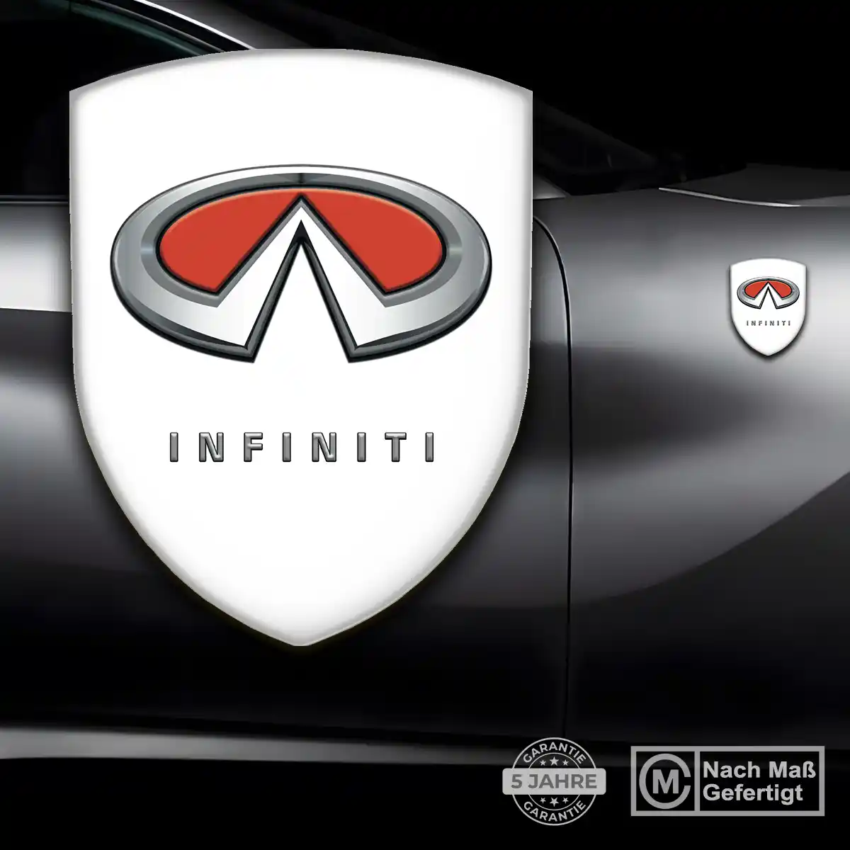 Infiniti Wappen Aufkleber Emblem Höchste Qualität