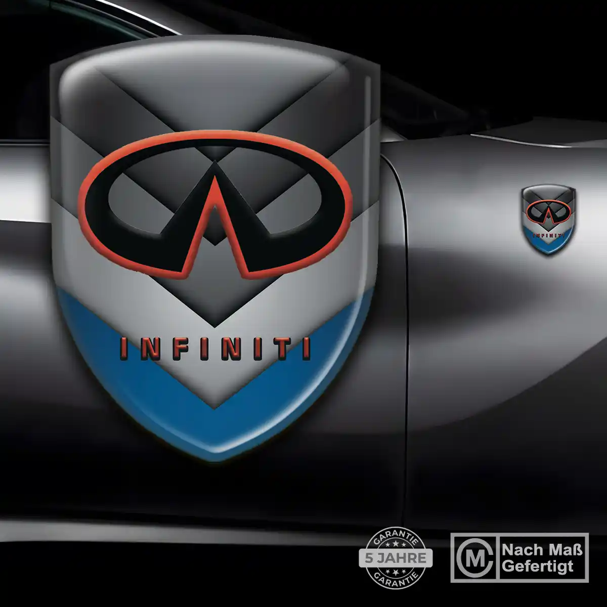 Infiniti Wappen Aufkleber Emblem Hohe Qualität