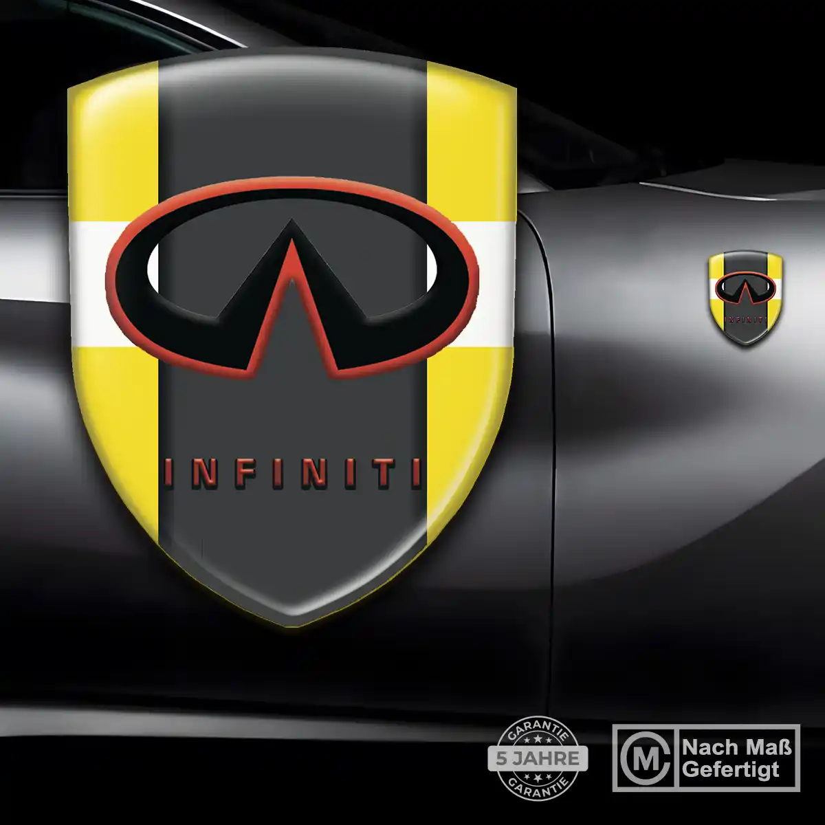 Infiniti Wappen Aufkleber Emblem Luxus-Edition