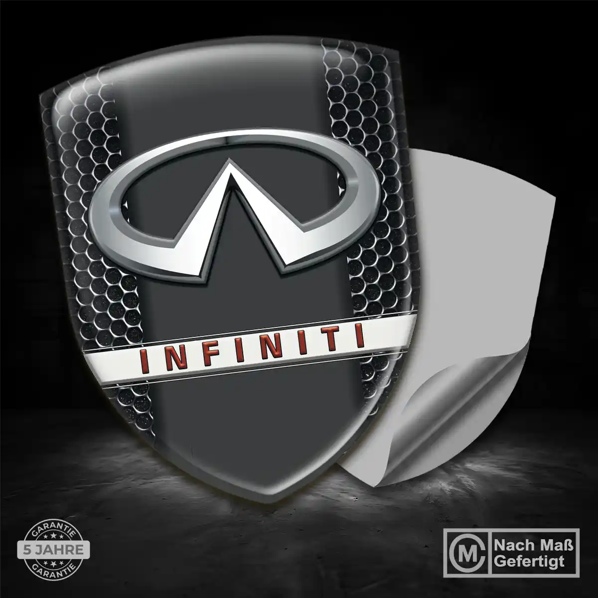 Infiniti Wappen Aufkleber Emblem Markenedition
