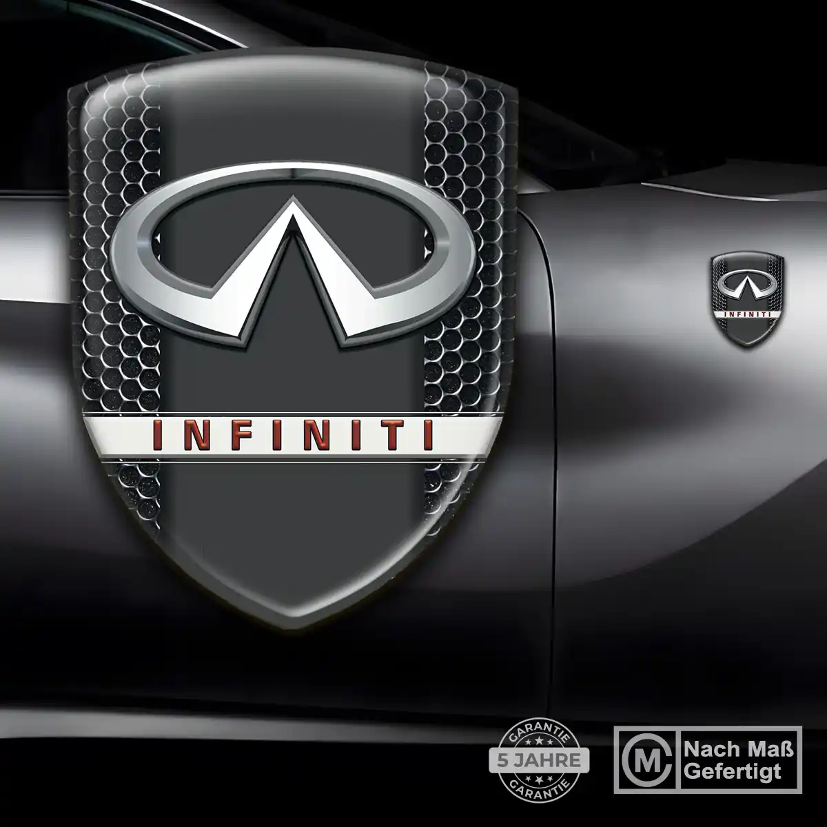 Infiniti Wappen Aufkleber Emblem Markenedition
