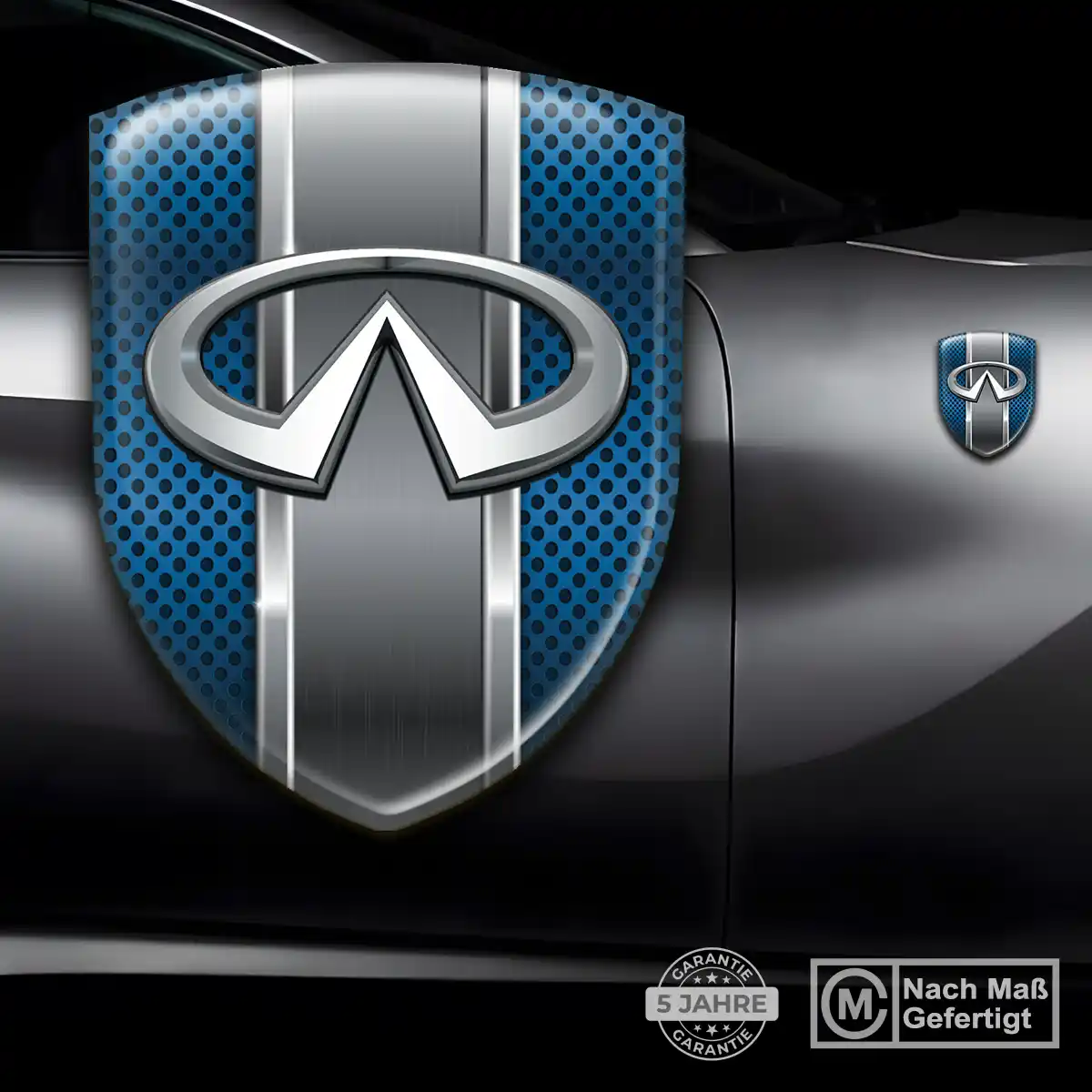 Infiniti Wappen Aufkleber Emblem Modernes Design