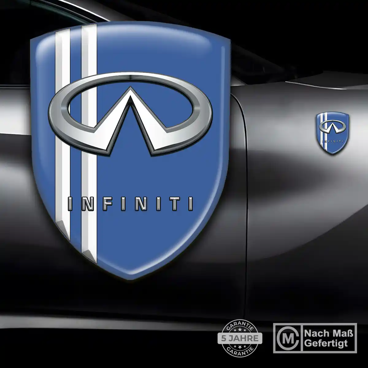 Infiniti Wappen Aufkleber Emblem Premiumqualität