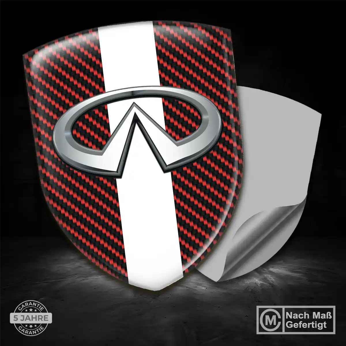 Infiniti Wappen Aufkleber Emblem Stilvolles Design